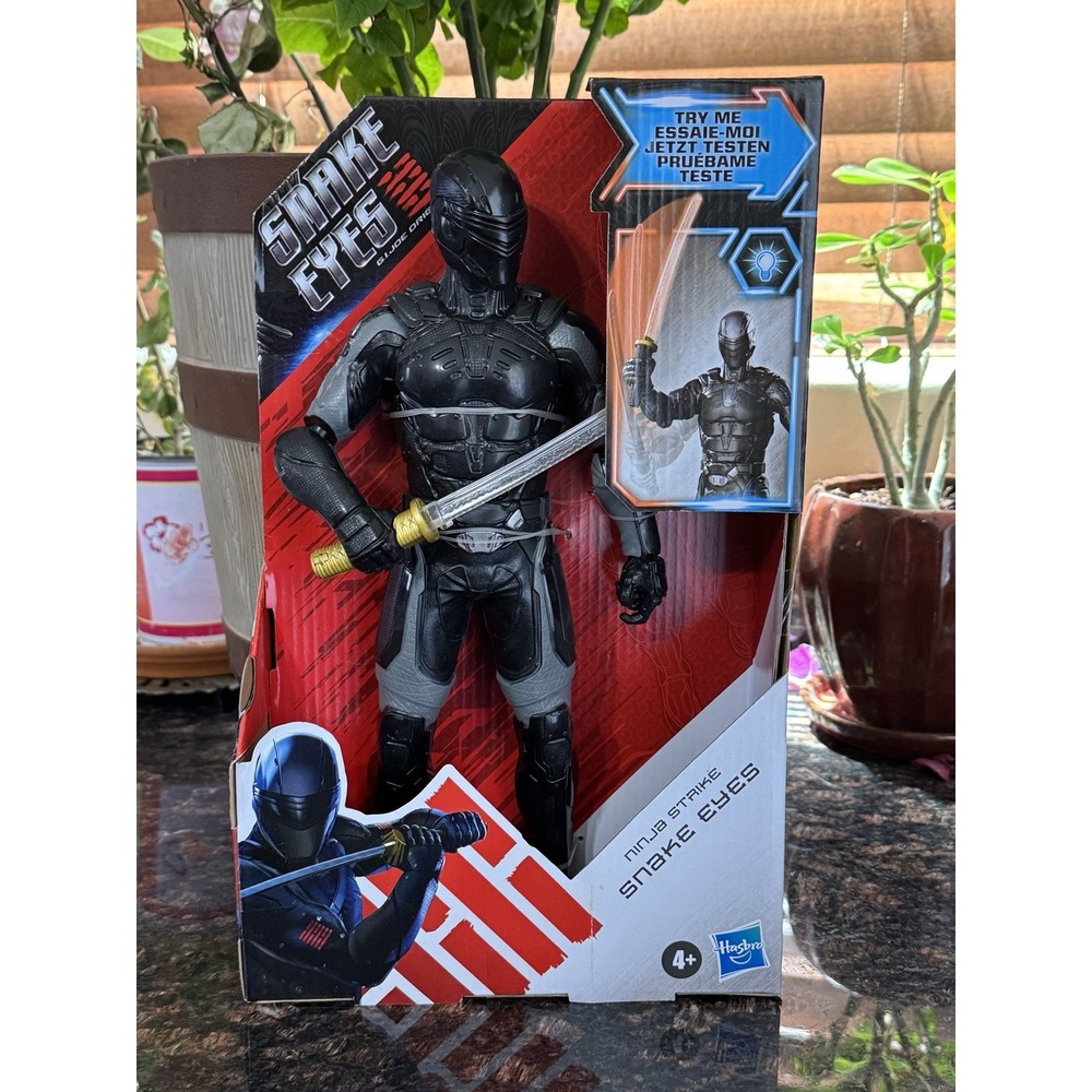 Snake Eyes G.I. Joe Origins Ninja Strike 12 Inch Action Figure E8348 Hasbro